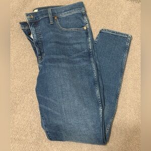 Madewell 10” High Rise Skinny Jeans Size 34